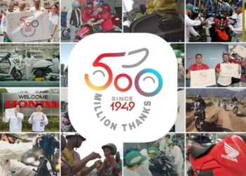 Honda alcança 500 milhões de motos produzidas globalmente