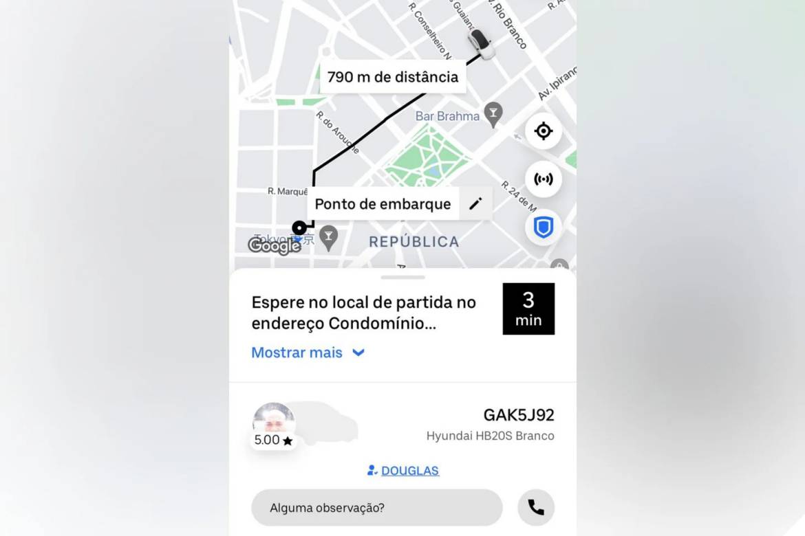 Mulher denuncia que motorista de Uber tentou dopá-la em São Paulo