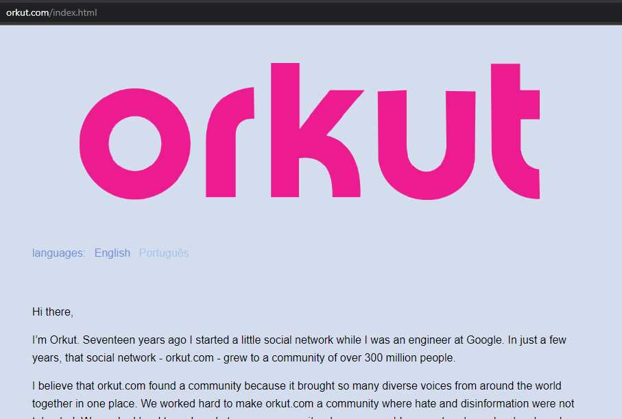 Orkut vai voltar? Site é reativado e fundador promete novidades