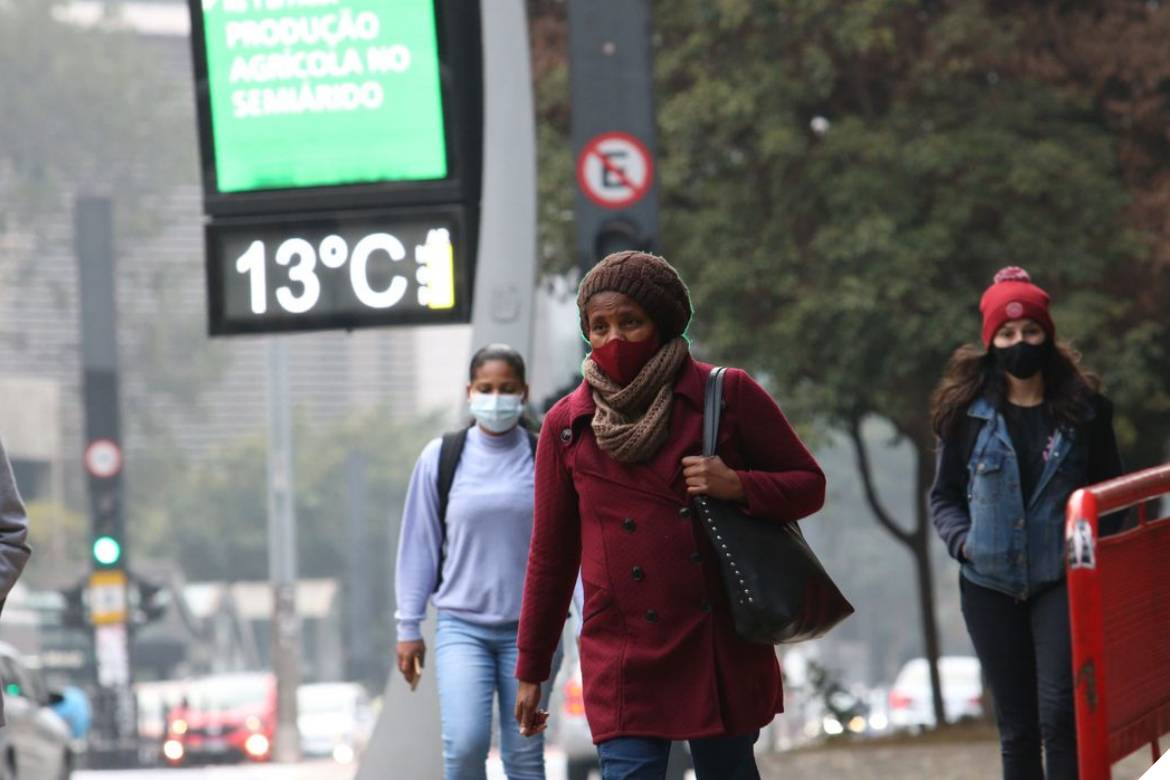 Inmet prevê frio em todo o país a partir de domingo