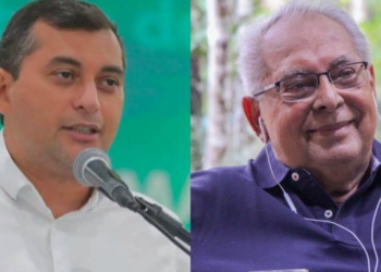 Wilson Lima e Amazonino Mendes aparecem empatados em pesquisa