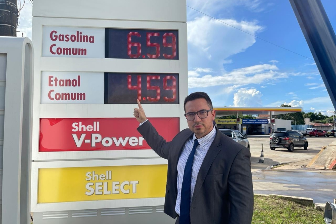 Vereador Rodrigo Guedes denuncia aumento abusivo no preço da gasolina em Manaus