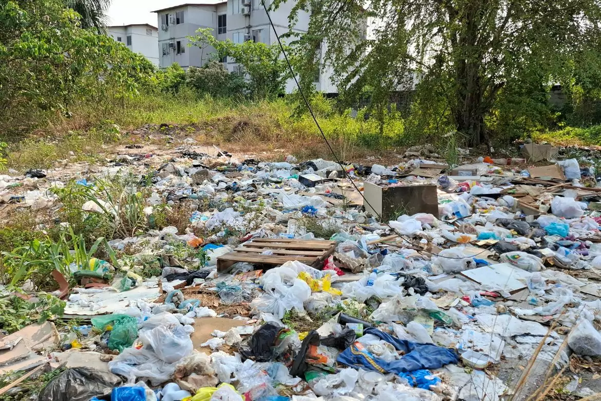 Microplásticos e lixos em igarapés em Manaus Foto: Celso Maia