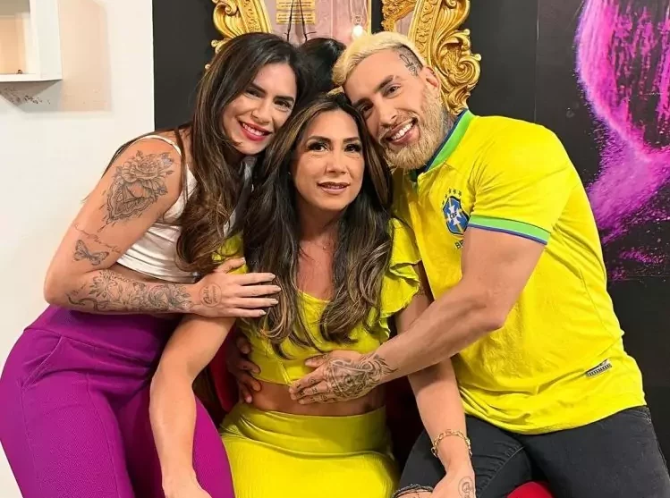 CASO DJIDJA CARDOSO. Djidja, sua mãe e seu irmão. Foto: Instagram@djidjacardoso