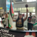 Palestinos e Indígenas protestam contra visita de Biden em Manaus