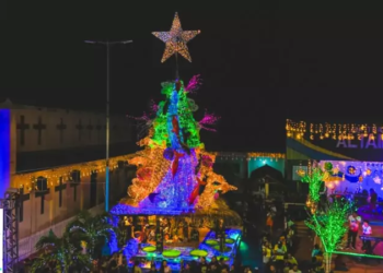 Em Santo Antônio do Içá, ornamentação de Natal é feito em parceria com artesãs indígenas