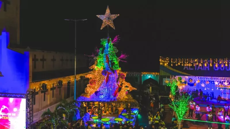 Em Santo Antônio do Içá, ornamentação de Natal é feito em parceria com artesãs indígenas