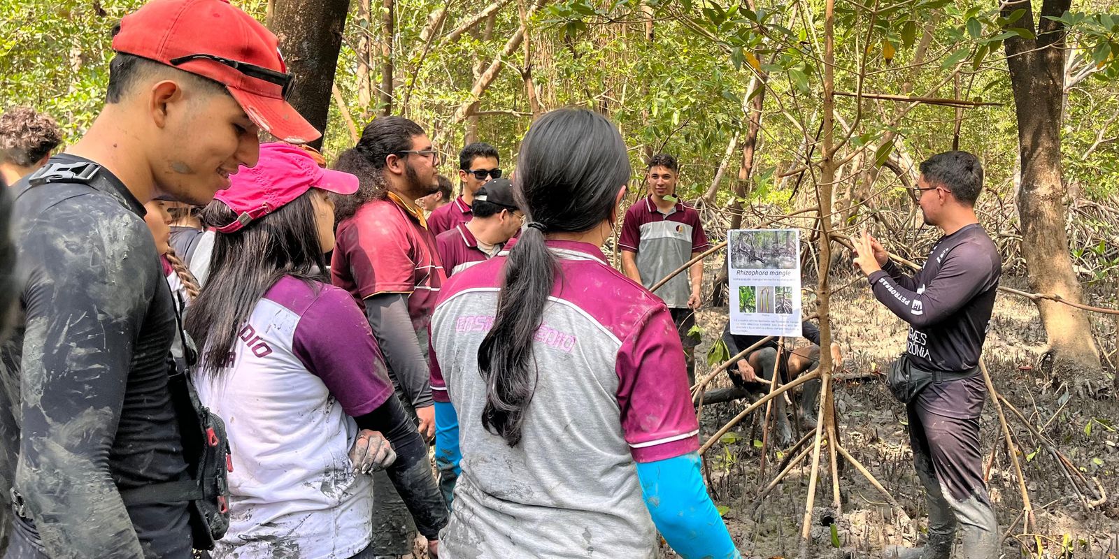 Educação ambiental aproxima estudantes do maior manguezal do planeta