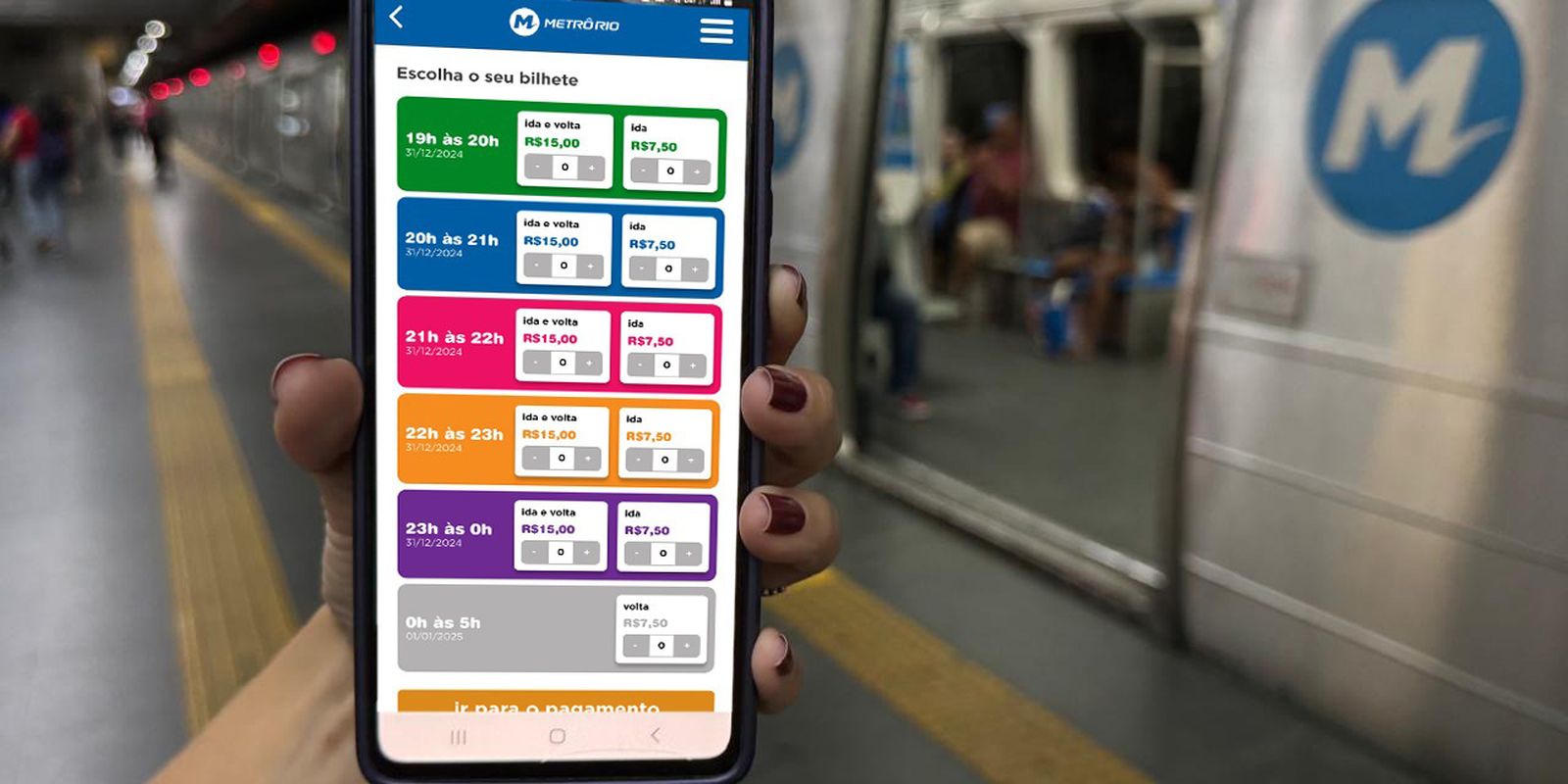 Passagem do metrô do Rio pode passar para R$ 7,90, a mais cara do país