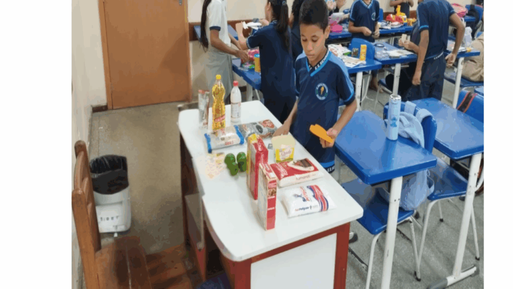 Projeto ‘Prática Exitosa’ na Escola Estadual Senador Jeferson Carpinteiro Peres em Manaus. Foto: Arquivo pessoal do professor Francisco Barroso Martins