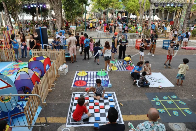 ‘Passinho Kids’ no SouManaus Passo a Paço. Foto: Arquivo/Semcom