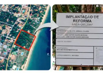 Família Vorcaro, do Banco Master, faz obra irregular em beach club pé na areia na Bahia