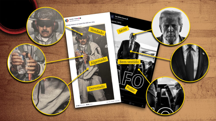 Trump usa imagens de ação na Venezuela para recados políticos