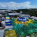 Ruas de Santo Antônio do Içá ganham as cores verde e amarelo durante o tradicional Trezenário